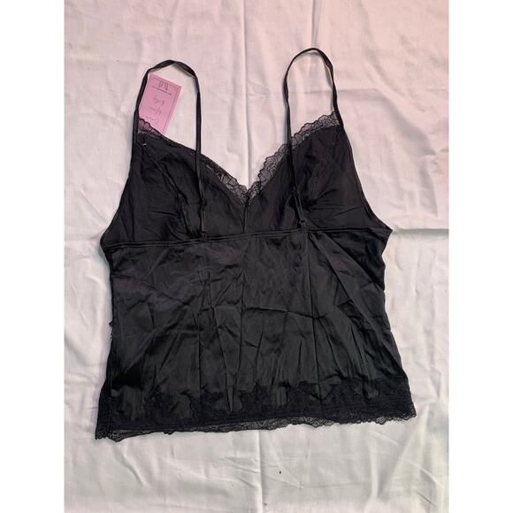 NWT Empress MIMI SILK and elastane cami tank BLACK LACE! size XL - Picture 3 of 5